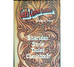 Sheridan Style Tooled Checkbook