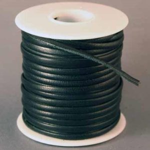 1/8" BLACK GOAT LACE