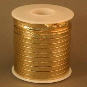 GOLD METALLIC LACE