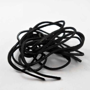 BLK 1/8 X 72 LACE PAIR